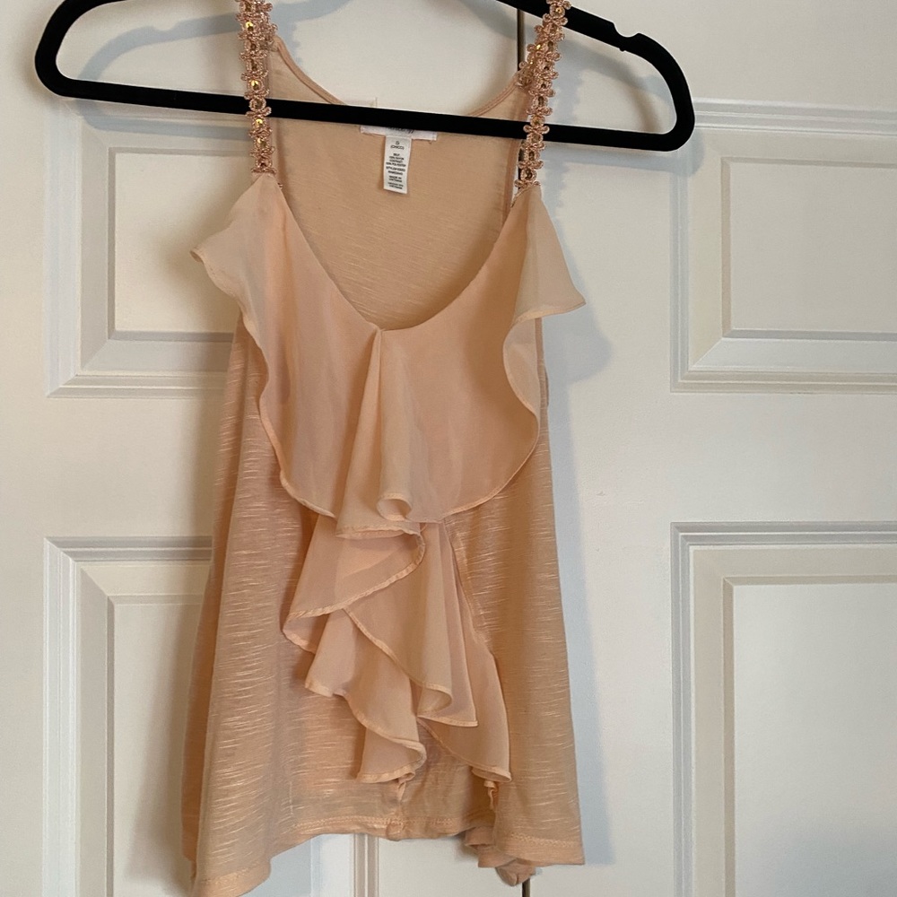 Peach flowing tank
